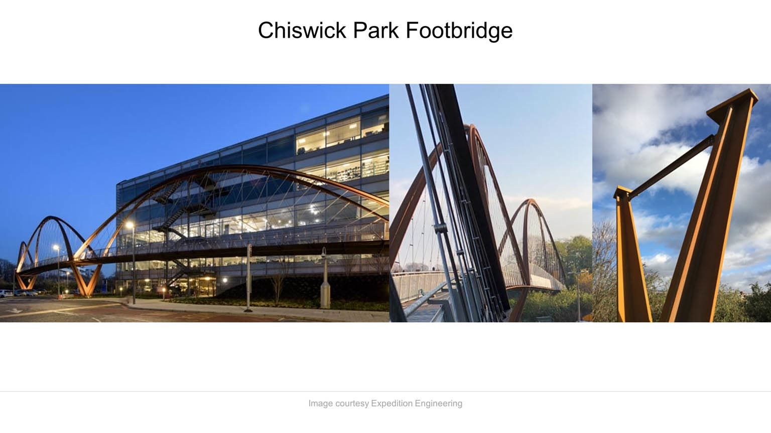 Chiswick Park Footbridge slideshow item 4