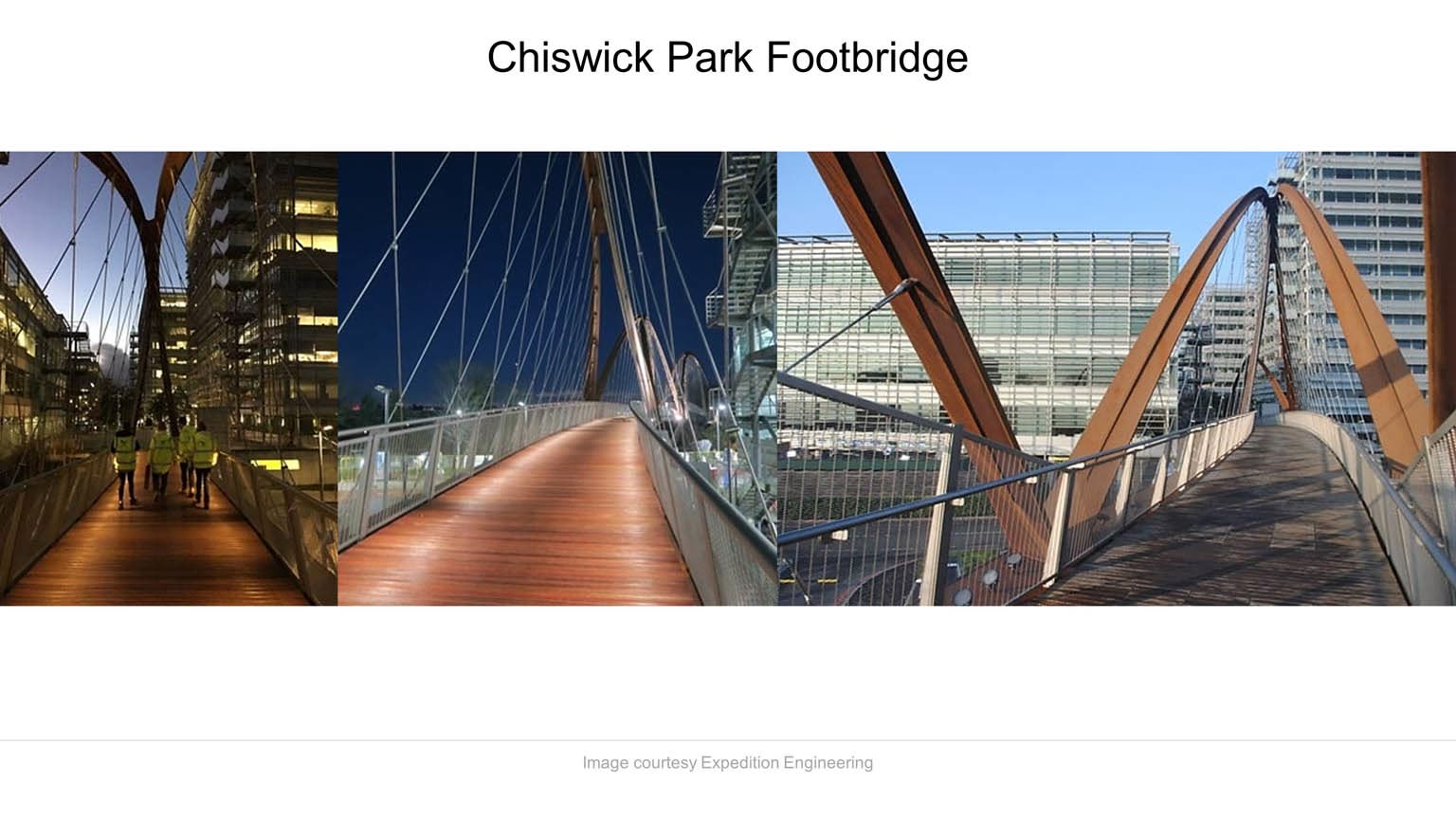 Chiswick Park Footbridge slideshow item 5